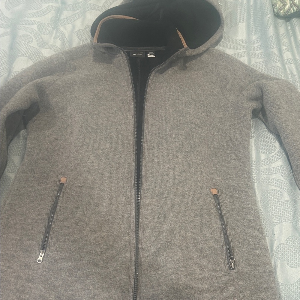 Marmot Gray Zip-Up Jacket